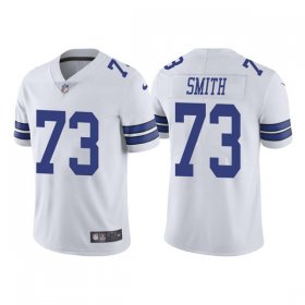 Wholesale Cheap Men\'s Dallas Cowboys #73 Tyler Smith White Vapor Limited Stitched Jersey