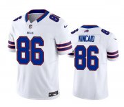 Wholesale Cheap Men's Buffalo Bills #86 Dalton Kincaid White 2023 Draft Vapor Untouchable Stitched Football Jersey