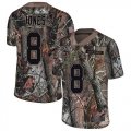 Wholesale Cheap Nike Giants #8 Daniel Jones Camo Men's Stitched NFL Limited Rush Realtree Jersey