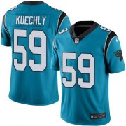 Wholesale Cheap Nike Panthers #59 Luke Kuechly Blue Youth Stitched NFL Limited Rush Jersey