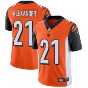 Wholesale Cheap Nike Bengals #21 Mackensie Alexander Orange Alternate Men's Stitched NFL Vapor Untouchable Limited Jersey