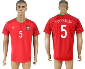 Wholesale Cheap Portugal #5 F.Coentrao Home Soccer Country Jersey
