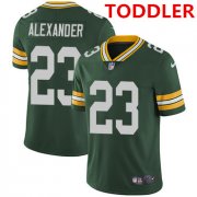 Wholesale Cheap Toddler Nike Packers #23 Jaire Alexander Green Team Color NFL Vapor Untouchable Limited Jersey