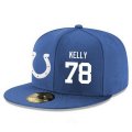 Wholesale Cheap Indianapolis Colts #78 Ryan Kelly Snapback Cap NFL Player Royal Blue with White Number Stitched Hat