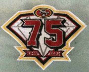 Wholesale Cheap San Francisco 49ers Release 75th Anniversary Patch