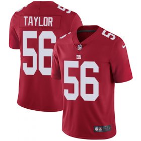Wholesale Cheap Nike Giants #56 Lawrence Taylor Red Alternate Men\'s Stitched NFL Vapor Untouchable Limited Jersey