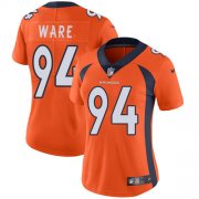 Wholesale Cheap Nike Broncos #94 DeMarcus Ware Orange Team Color Women's Stitched NFL Vapor Untouchable Limited Jersey