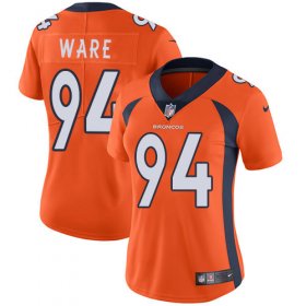 Wholesale Cheap Nike Broncos #94 DeMarcus Ware Orange Team Color Women\'s Stitched NFL Vapor Untouchable Limited Jersey