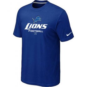 Wholesale Cheap Nike Detroit Lions Big & Tall Critical Victory NFL T-Shirt Blue