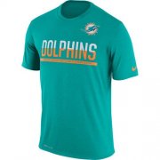 Wholesale Cheap Men's Miami Dolphins Nike Practice Legend Performance T-Shirt Green