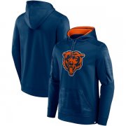 Wholesale Cheap Men's Chicago Bears Navy On The Ball Pullover Hoodie