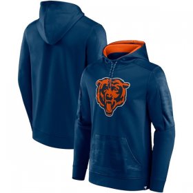 Wholesale Cheap Men\'s Chicago Bears Navy On The Ball Pullover Hoodie