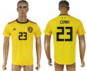 Wholesale Cheap Belgium #23 Ciman Away Soccer Country Jersey