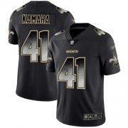Wholesale Cheap Nike Saints #41 Alvin Kamara Black Men's Stitched NFL Vapor Untouchable Limited Smoke Fashion Jersey