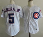 Wholesale Cheap Cubs #5 Albert Almora Jr. White Flexbase Authentic Collection Stitched MLB Jersey