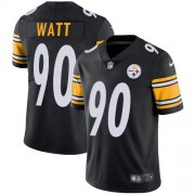 Wholesale Cheap Nike Steelers #90 T. J. Watt Black Team Color Men's Stitched NFL Vapor Untouchable Limited Jersey