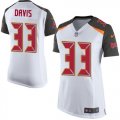 Wholesale Cheap Nike Buccaneers #33 Carlton Davis III White Women's Stitched NFL New Elite Jersey