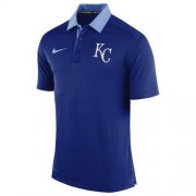 Wholesale Cheap Men's Kansas City Royals Nike Royal Authentic Collection Dri-FIT Elite Polo