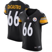 Wholesale Cheap Nike Steelers #66 David DeCastro Black Team Color Men's Stitched NFL Vapor Untouchable Elite Jersey