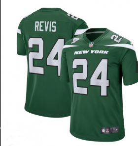 Wholesale Cheap Men\'s New York Jets #24 Darrelle Revis Green Vapor Untouchable Limited Stitched Jersey