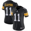 Wholesale Cheap Nike Steelers #11 Chase Claypool Black Alternate Women's Stitched NFL Vapor Untouchable Limited Jersey