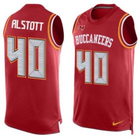 Wholesale Cheap Nike Buccaneers #40 Mike Alstott Red Team Color Men\'s Stitched NFL Limited Tank Top Jersey