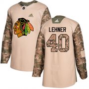 Wholesale Cheap Adidas Blackhawks #40 Robin Lehner Camo Authentic 2017 Veterans Day Stitched NHL Jersey