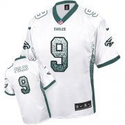 Wholesale Cheap Nike Eagles #9 Nick Foles White Men's Stitched NFL Elite Drift Fashion Jersey