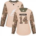 Cheap Adidas Lightning #14 Pat Maroon Camo Authentic 2017 Veterans Day Women's Stitched NHL Jersey