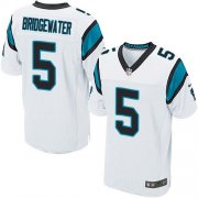Wholesale Cheap Nike Panthers #5 Teddy Bridgewater White Men's Stitched NFL New Elite Jersey