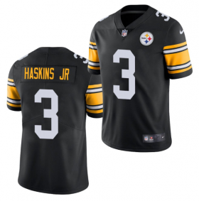 Wholesale Cheap Men\'s Pittsburgh Steelers #3 Dwayne Haskins Jr. Black Vapor Untouchable Limited Stitched Jersey