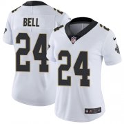 Wholesale Cheap Nike Saints #24 Vonn Bell White Women's Stitched NFL Vapor Untouchable Limited Jersey