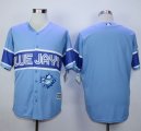 Wholesale Cheap Blue Jays Blank Light Blue Exclusive New Cool Base Stitched MLB Jersey