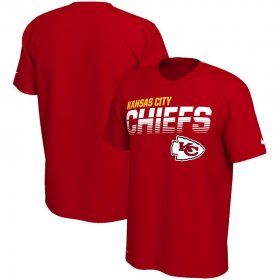 Wholesale Cheap Kansas City Chiefs Nike Sideline Line of Scrimmage Legend Performance T-Shirt Red