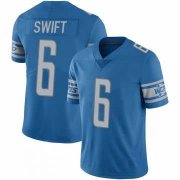 Wholesale Cheap Men's Detroit Lions #6 D'Andre Swift Blue Vapor Untouchable Limited Stitched Jersey