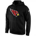 Wholesale Cheap Men's Arizona Cardinals Nike Black KO Logo Essential Hoodie