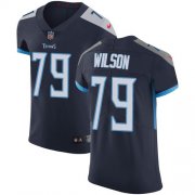 Wholesale Cheap Nike Titans #79 Isaiah Wilson Navy Blue Team Color Men's Stitched NFL Vapor Untouchable Elite Jersey