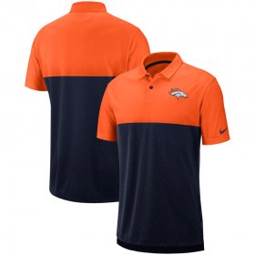 Wholesale Cheap Denver Broncos Nike Sideline Early Season Performance Polo Orange Navy