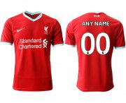 Wholesale Cheap Men 2020-2021 club Liverpool home aaa version customized red Soccer Jerseys