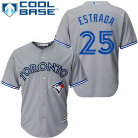 Wholesale Cheap Blue Jays #25 Marco Estrada Grey Cool Base Stitched Youth MLB Jersey