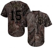 Wholesale Cheap Giants #15 Bruce Bochy Camo Realtree Collection Cool Base Stitched MLB Jersey