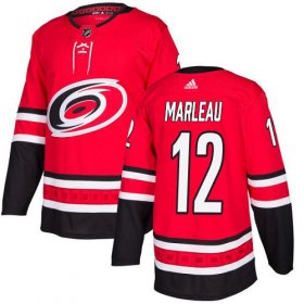 Wholesale Cheap Adidas Hurricanes #12 Patrick Marleau Red Home Authentic Stitched NHL Jersey