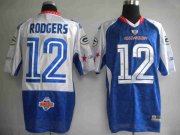 Wholesale Cheap Packers #12 Aaron Rodgers Blue 2010 Pro Bowl Stitched NFL Jersey