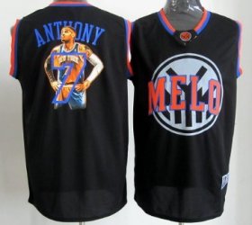 Wholesale Cheap New York Knicks #7 Carmelo Anthony Notorious Fashion Jersey