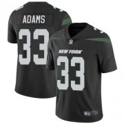 Wholesale Cheap Nike Jets #33 Jamal Adams Black Alternate Men's Stitched NFL Vapor Untouchable Limited Jersey