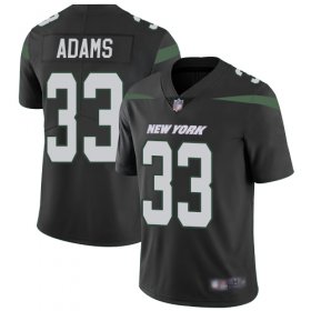 Wholesale Cheap Nike Jets #33 Jamal Adams Black Alternate Men\'s Stitched NFL Vapor Untouchable Limited Jersey