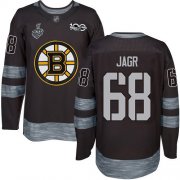 Wholesale Cheap Adidas Bruins #68 Jaromir Jagr Black 1917-2017 100th Anniversary Stanley Cup Final Bound Stitched NHL Jersey