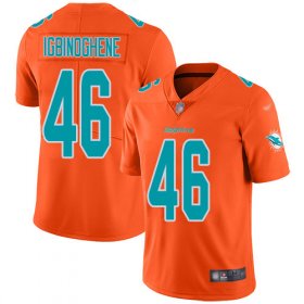 Wholesale Cheap Nike Dolphins #46 Noah Igbinoghene Orange Men\'s Stitched NFL Limited Inverted Legend Jersey