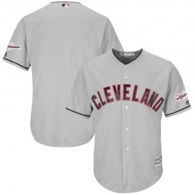 Wholesale Cheap Cleveland Indians Blank Majestic Road 2019 All-Star Game Patch Cool Base Team Jersey Gray