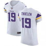 Wholesale Cheap Nike Vikings #19 Adam Thielen White Men's Stitched NFL Vapor Untouchable Elite Jersey
